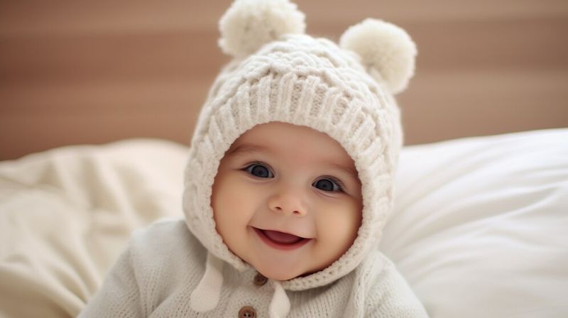 Gorro unissexo para bebê