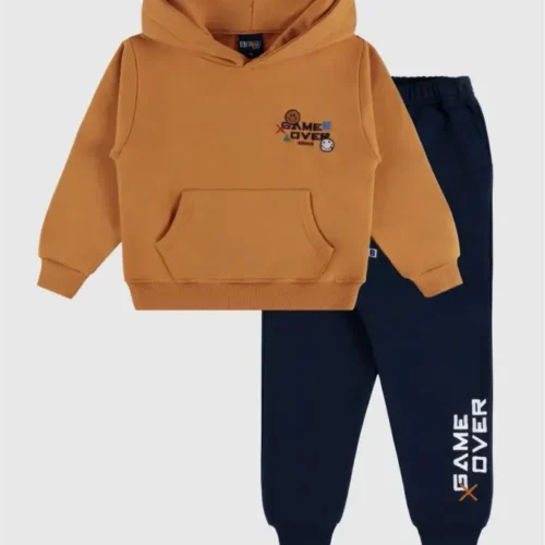 ​Bennie – Conjunto Game Over para Menino | Hoodie e Calça | Outono/Inverno