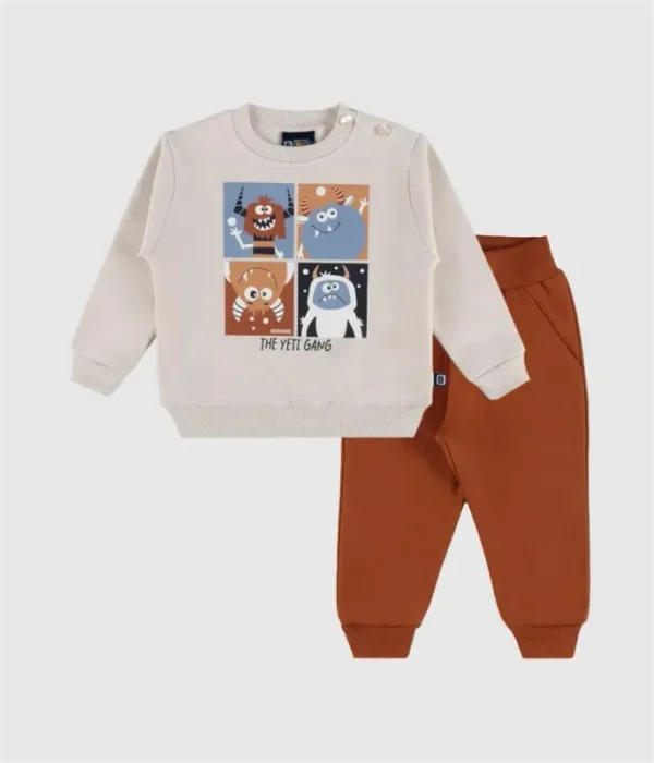 Bennie – Conjunto Yeti Gang para Menino | Sweatshirt e Calça | Outono/Inverno featured image Bennie – Conjunto Yeti Gang para Menino | Sweatshirt e Calça | Outono/Inverno