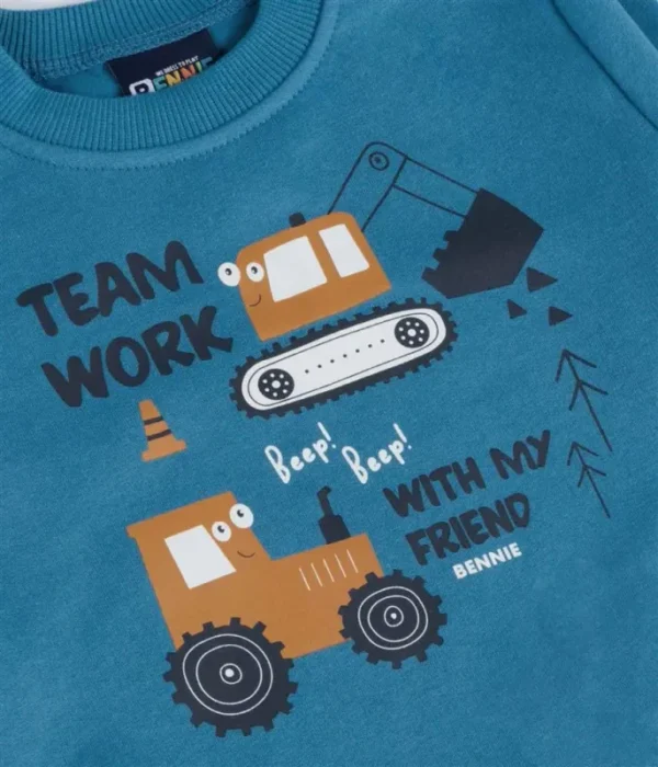 Bennie – Conjunto Team Work para Menino | Sweatshirt e Calça | Outono/Inverno gallery image Bennie – Conjunto Team Work para Menino | Sweatshirt e Calça | Outono/Inverno