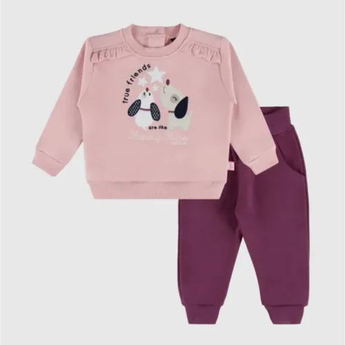 Bennie – Conjunto Shinning Stars para Menina | Sweatshirt e Calça | Outono/Inverno