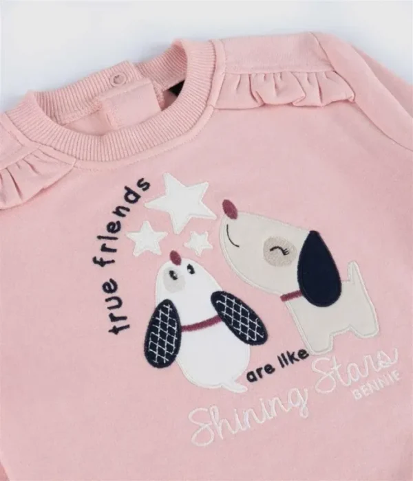Bennie – Conjunto Shinning Stars para Menina | Sweatshirt e Calça | Outono/Inverno gallery image Bennie – Conjunto Shinning Stars para Menina | Sweatshirt e Calça | Outono/Inverno