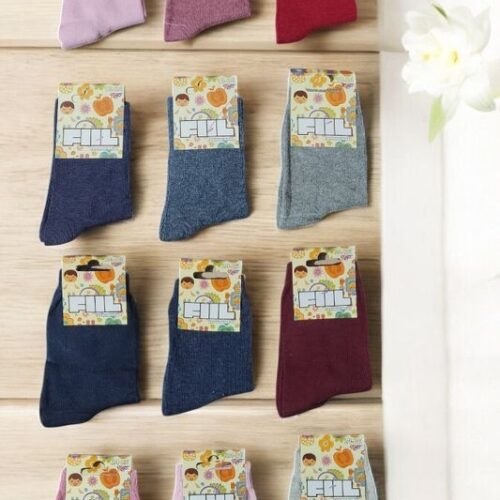 Meias Curtas Criança Lisas - Unissexo