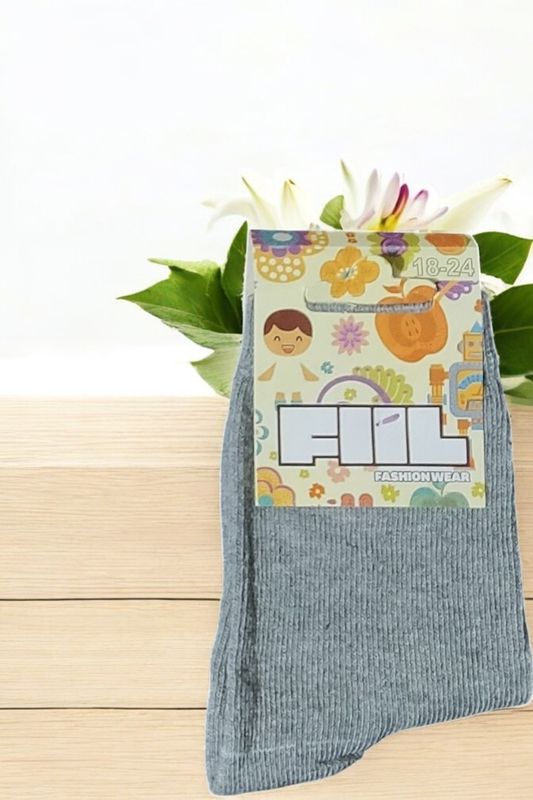 Meias Curtas Criança Lisas - Unissexo gallery image Meias Curtas Criança Lisas - Unissexo