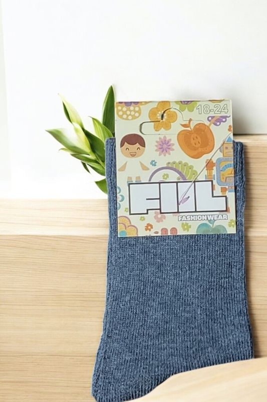 Meias Curtas Criança Lisas - Unissexo gallery image Meias Curtas Criança Lisas - Unissexo