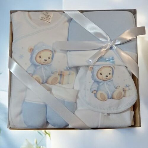 Conjunto bebé recém-nascido com carda 5 peças