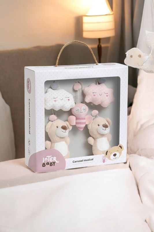 Carrossel musical para bebé – Estímulo visual e conforto