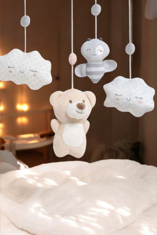 Carrossel musical para bebé – Estímulo visual e conforto