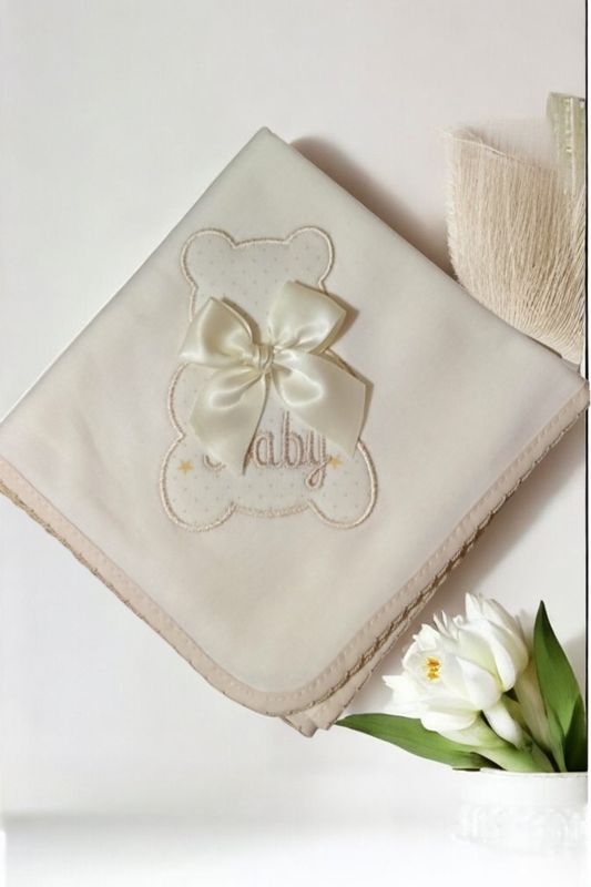 Fralda bordada com Ursinho gallery image Fralda bordada com Ursinho