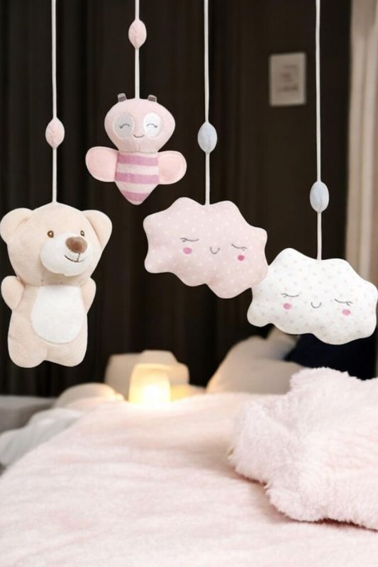 Carrossel musical para bebé – Estímulo visual e conforto