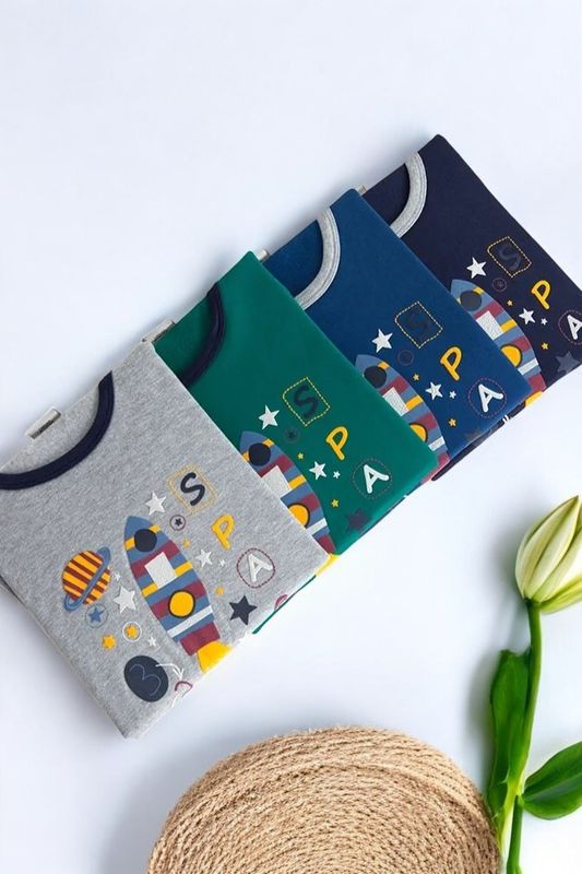 Pijama cardado Space Menino