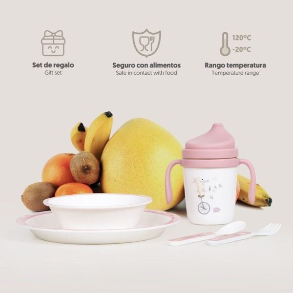 Conjunto de louça infantil 5 peças