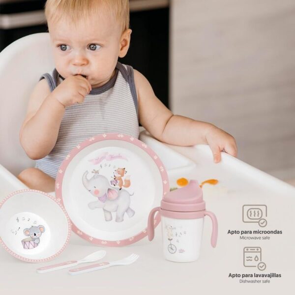 Conjunto de louça infantil 5 peças