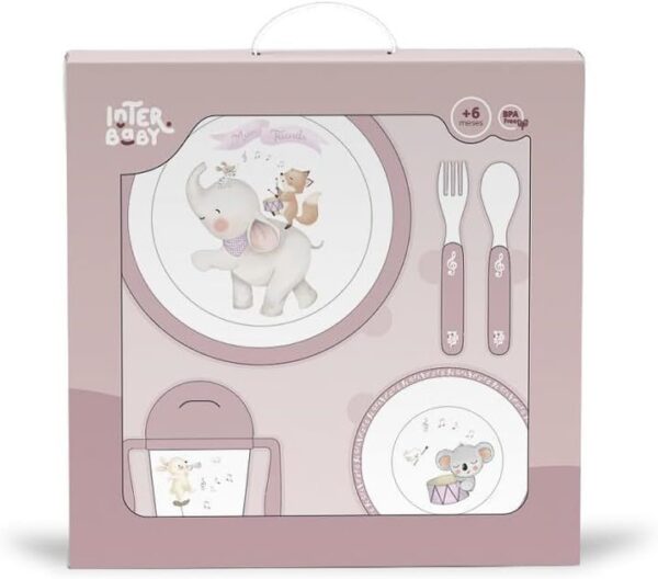 Conjunto de louça infantil 5 peças