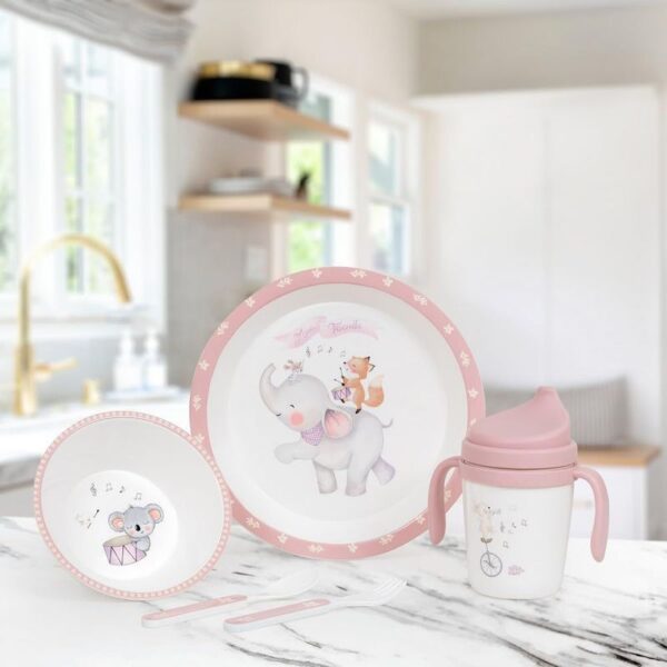 Conjunto de louça infantil 5 peças