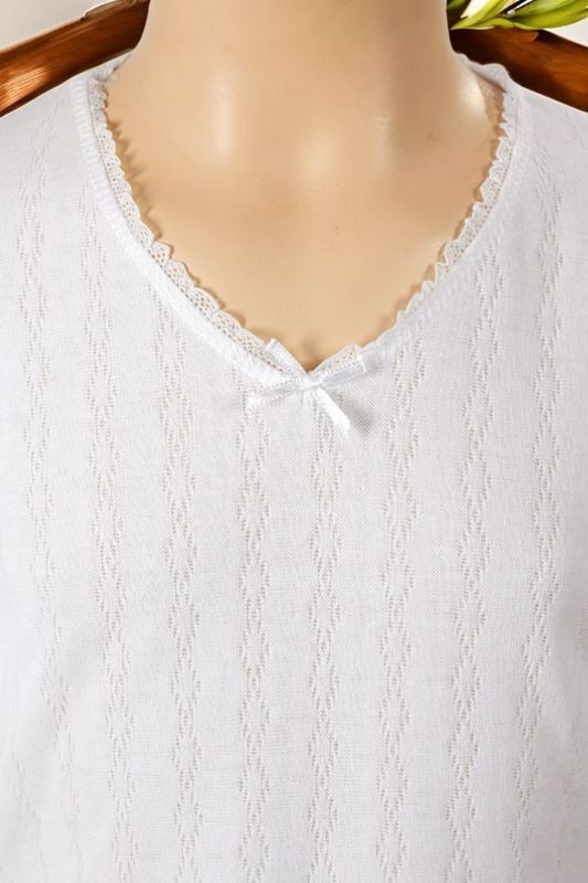 Camisola interior de manga comprida em algodão com carda – Menina