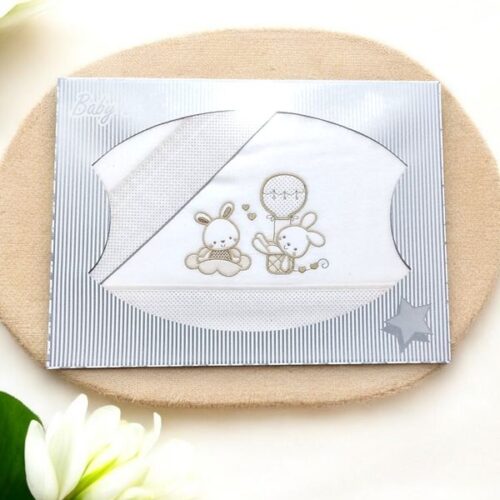 Lençóis de cama bordado em flanela