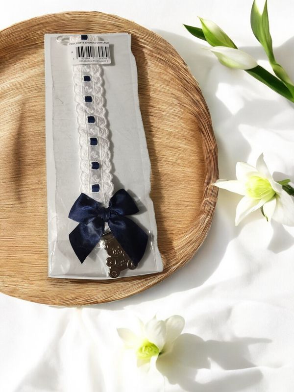 Porta-Chupeta Clássico com Laço gallery image Porta-Chupeta Clássico com Laço