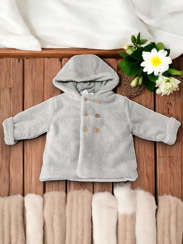 Casaco de bebé unissexo forrado – conforto e estilo gallery image Casaco de bebé unissexo forrado – conforto e estilo