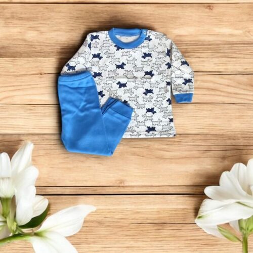 Pijama cardado Bebé - 6 Meses