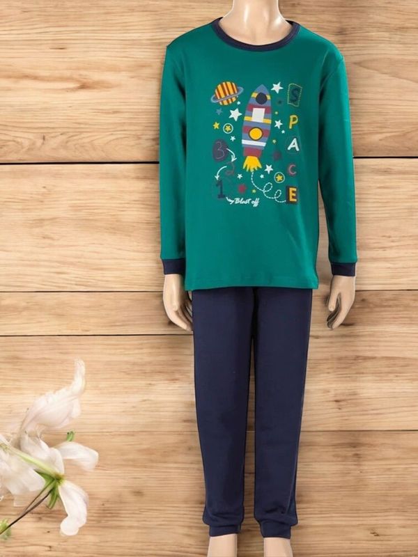 Pijama cardado Space Menino