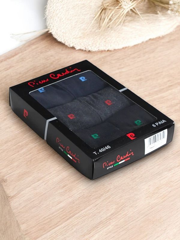 ​Pack de 3 Pares de Meias Pierre Cardin® para Homem – Tamanhos 40/46