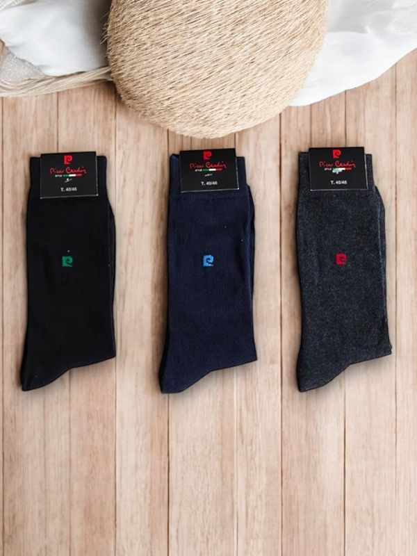 ​Pack de 3 Pares de Meias Pierre Cardin® para Homem – Tamanhos 40/46