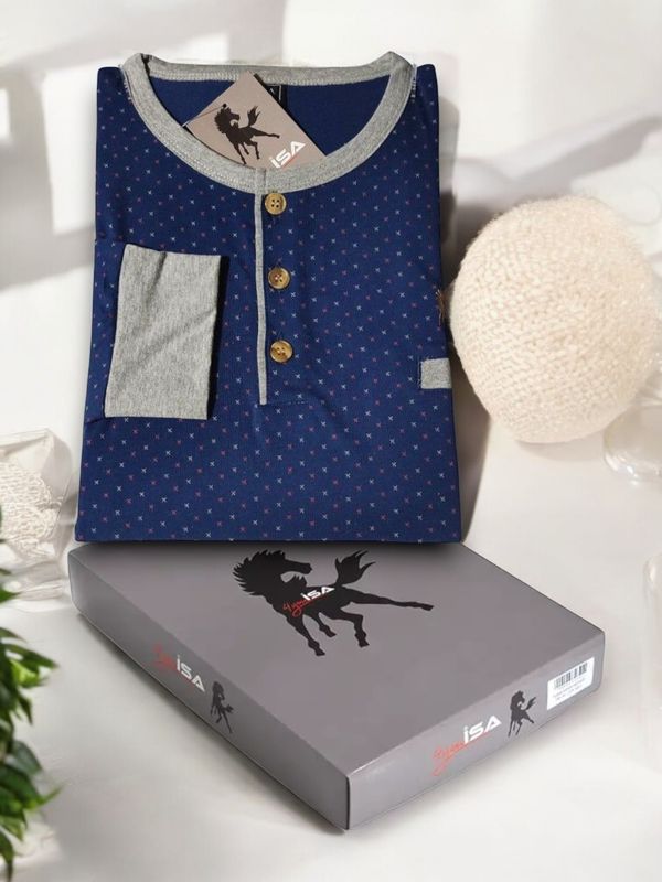 Pijama Masculino Primavera/Verão – 100% Algodão gallery image Pijama Masculino Primavera/Verão – 100% Algodão