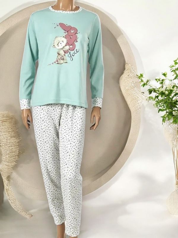 Pijama Feminino Cardado Outono/Inverno