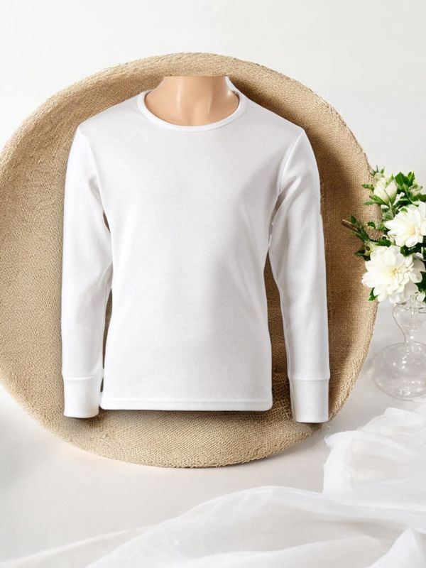 Camisola interior de manga comprida com carda interior – Rapaz gallery image Camisola interior de manga comprida com carda interior – Rapaz