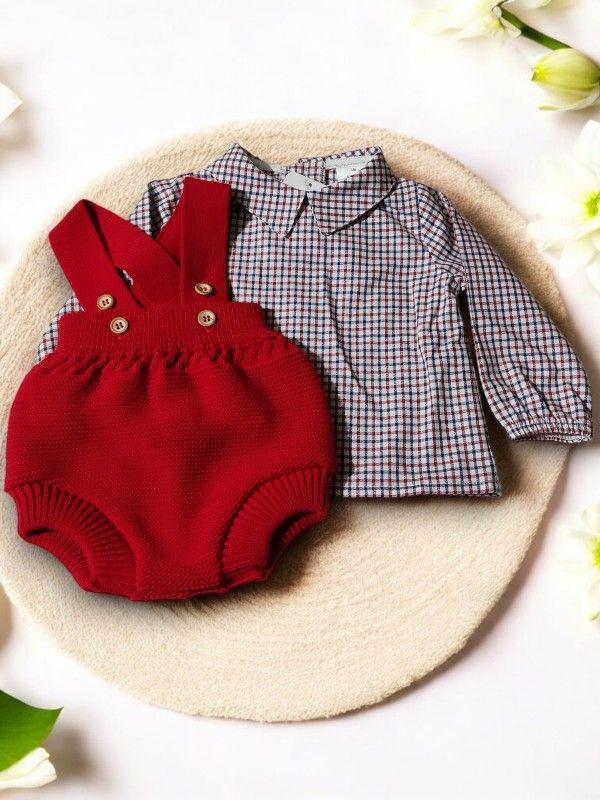 Conjunto de Bebé Menino – Fofo e Camisa gallery image Conjunto de Bebé Menino – Fofo e Camisa