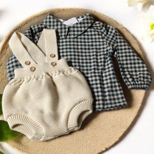 Conjunto de Bebé Menino – Fofo e Camisa