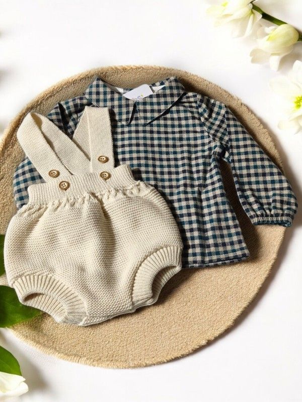 Conjunto de Bebé Menino – Fofo e Camisa featured image Conjunto de Bebé Menino – Fofo e Camisa