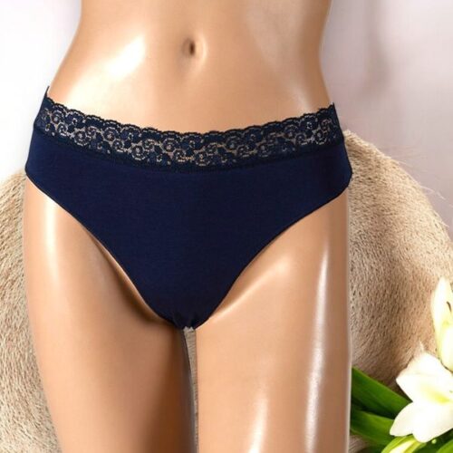 Pack de 4 Cuecas Asa Delta com Renda para Senhora – Cores Sortidas