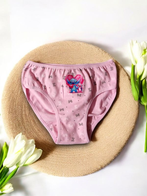 Pack de 6 Cuecas para Menina – Stitch gallery image Pack de 6 Cuecas para Menina – Stitch