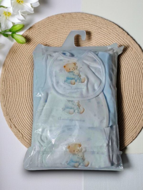 Conjunto Primeira Roupinha do Bebé – 6 Peças gallery image Conjunto Primeira Roupinha do Bebé – 6 Peças