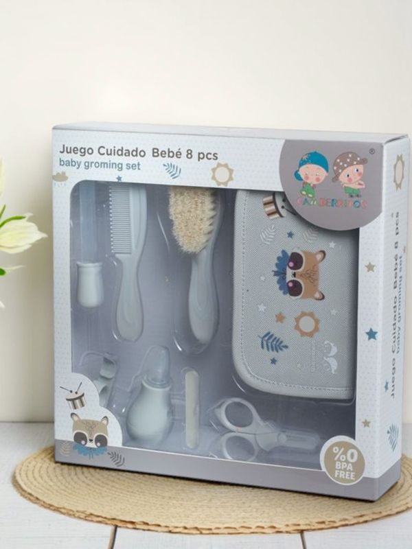 Kit Higiene para Bebé – 8 Peças com Estojo Impermeável gallery image Kit Higiene para Bebé – 8 Peças com Estojo Impermeável