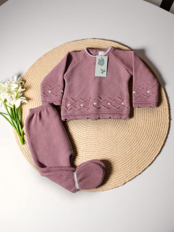 Conjunto de Bebé em Malha – 100% Algodão, TU | Primavera/Verão gallery image Conjunto de Bebé em Malha – 100% Algodão, TU | Primavera/Verão