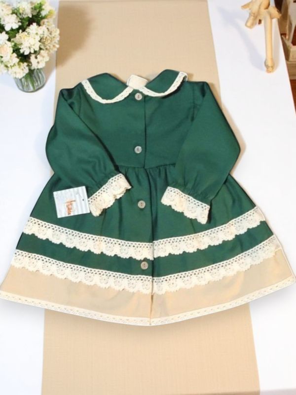 Vestido de Menina com Laço – Forrado com Meia Carda 6 Meses gallery image Vestido de Menina com Laço – Forrado com Meia Carda 6 Meses