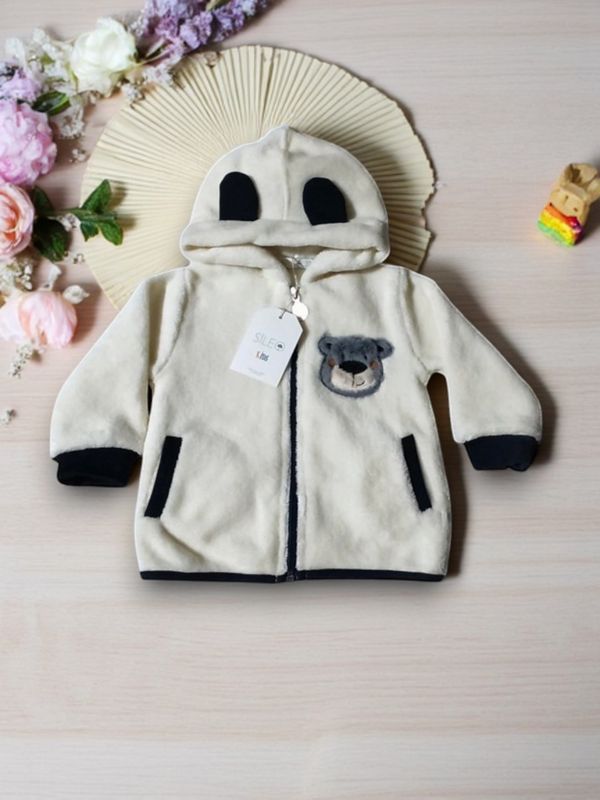 Robe em Coralina para Bebé “Hug Me!” - Unissexo gallery image Robe em Coralina para Bebé “Hug Me!” - Unissexo